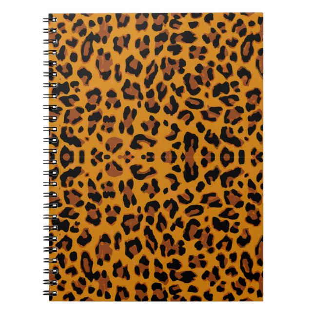 Pattern leopard skin background notebook (Front)