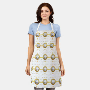PATTERN LINES AND SHAPES APRON
