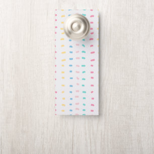 Pattern lines door hanger