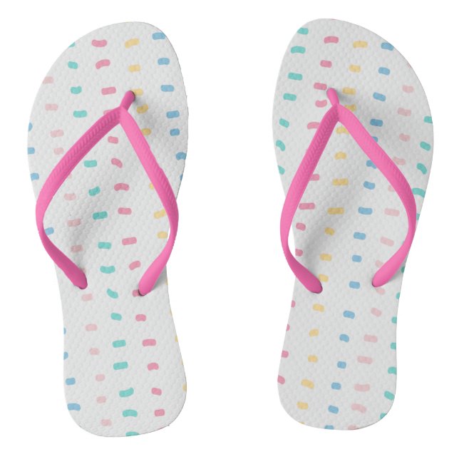Pattern lines jandals (Footbed)