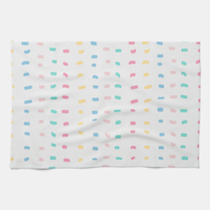 Pattern lines tea towel