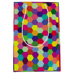 Pattern Modern Colorful- Fashion spring hipster Medium Gift Bag