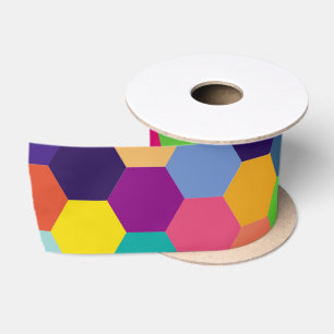 Pattern Modern Colorful- Fashion spring hipster  Satin Ribbon