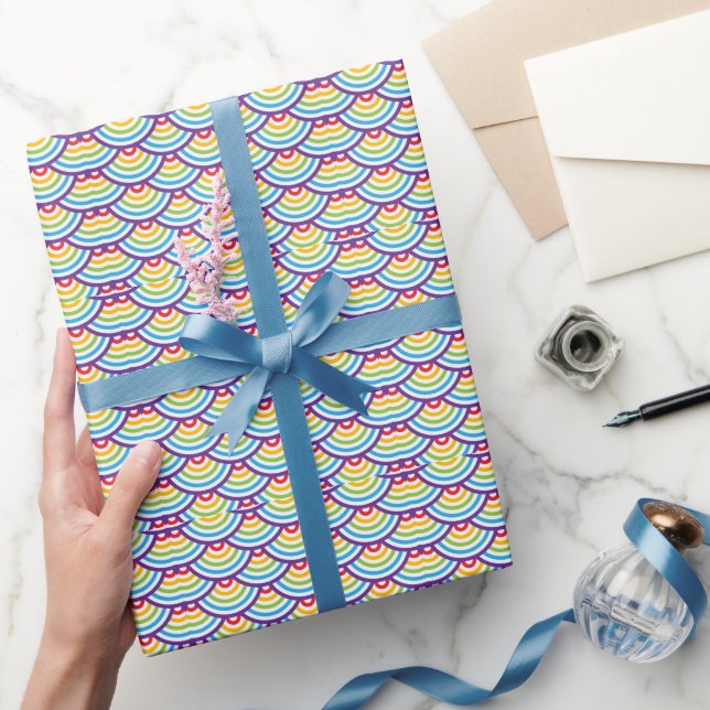Pattern Modern Stylish Geometric Vintage      Wrapping Paper (Gifting)