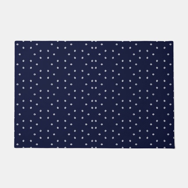Pattern Modern Stylish Summer Vintage  Doormat (Front)