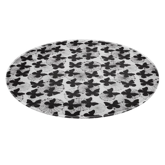 pattern of a butterfly cutting board (Corner)