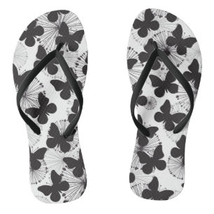 pattern of a butterfly jandals