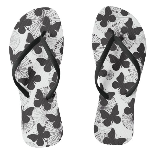 pattern of a butterfly jandals (Footbed)
