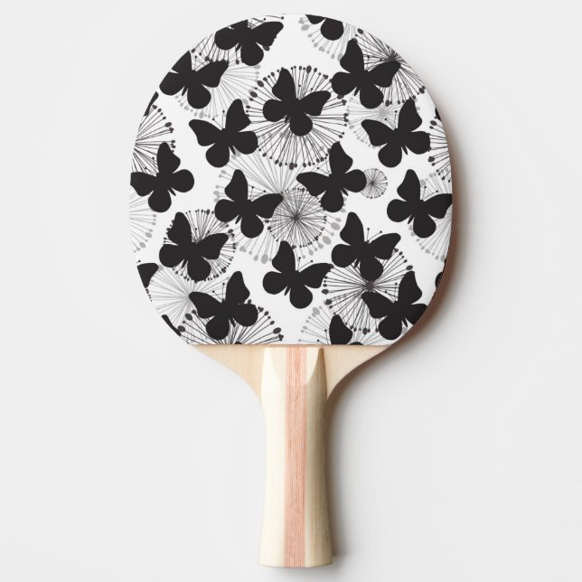 pattern of a butterfly ping pong paddle (Front)