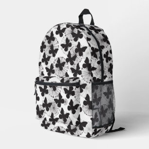 pattern of a butterfly printed backpack