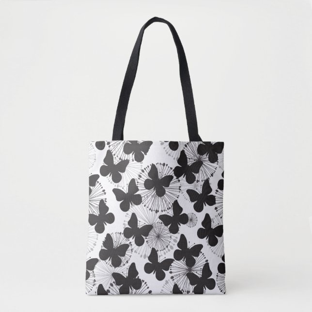pattern of a butterfly tote bag (Front)