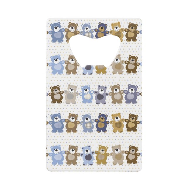 pattern of a toy teddy bear (Front)