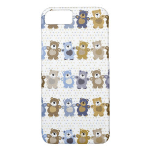 pattern of a toy teddy bear Case-Mate iPhone case
