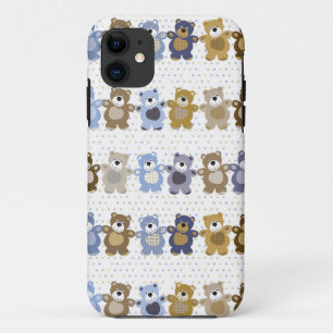 pattern of a toy teddy bear iPhone 11 case
