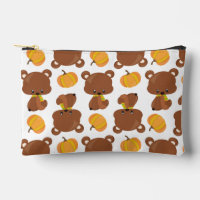 Pattern Of Bears, Cute Bears, Fall, Pumpkins