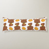 Pattern Of Bears, Cute Bears, Fall, Pumpkins