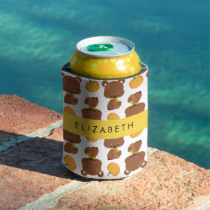 Pattern Of Bears, Cute Bears, Pumpkin, Your Name Can Cooler