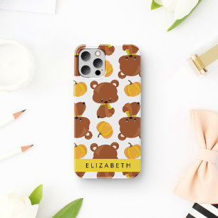 Pattern Of Bears, Cute Bears, Pumpkin, Your Name iPhone 16 Case