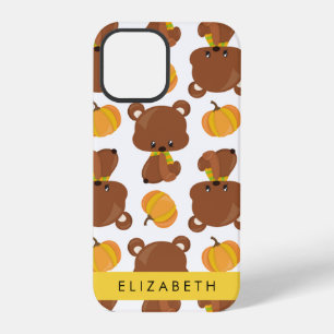 Pattern Of Bears, Cute Bears, Pumpkin, Your Name iPhone 12 Pro Case