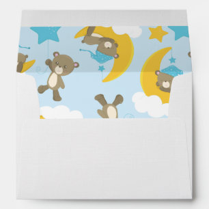 Pattern Of Bears, Cute Bears, Teddy Bears, Stars Envelope
