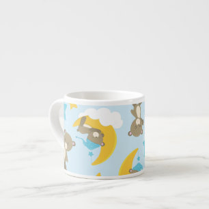 Pattern Of Bears, Cute Bears, Teddy Bears, Stars Espresso Cup