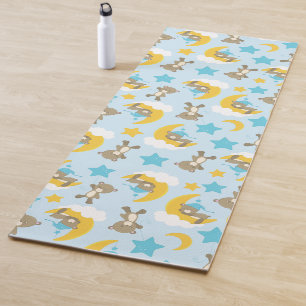 Pattern Of Bears, Cute Bears, Teddy Bears, Stars Yoga Mat