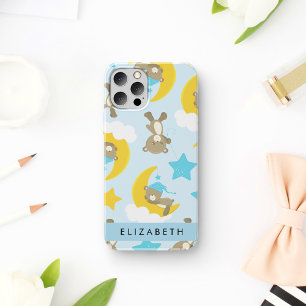 Pattern Of Bears, Teddy Bears, Stars, Your Name iPhone 16 Case