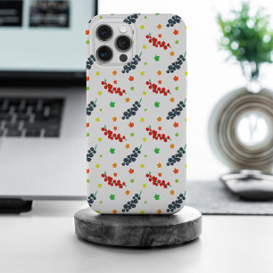 Pattern Of Berries, Redberry, Blueberry, Fruit iPhone 15 Pro Max Case