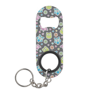pattern of cartoon owls