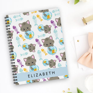 Pattern Of Cats, Cute Cats, Kittens, Your Name Planner