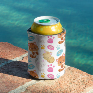 Pattern Of Cats, Cute Cats, Kitty, Kittens, Paws Can Cooler