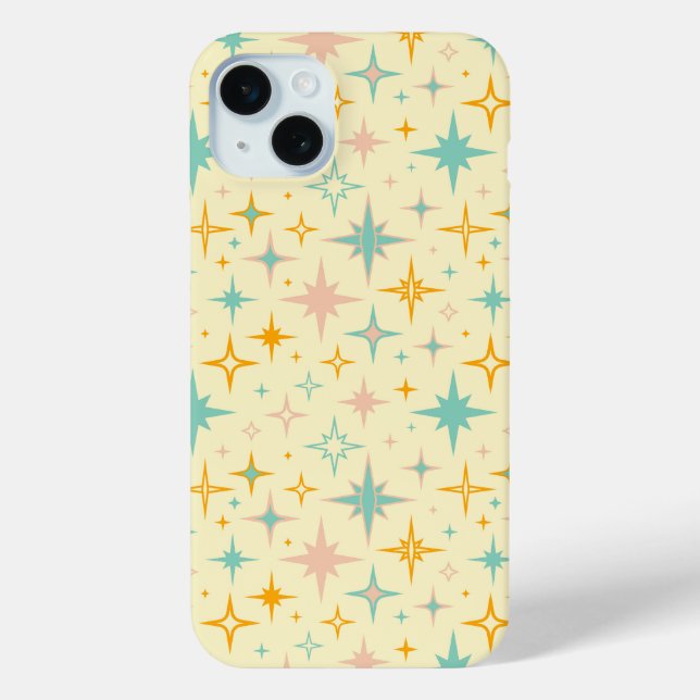 Pattern of colorful retro stars Case-Mate iPhone case (Back)