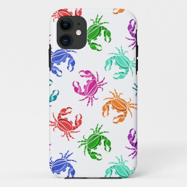 Pattern Of Crabs Case-Mate iPhone Case (Back)