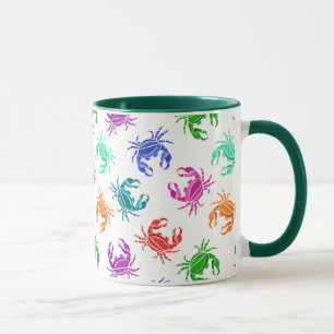 Pattern Of Crabs Mug