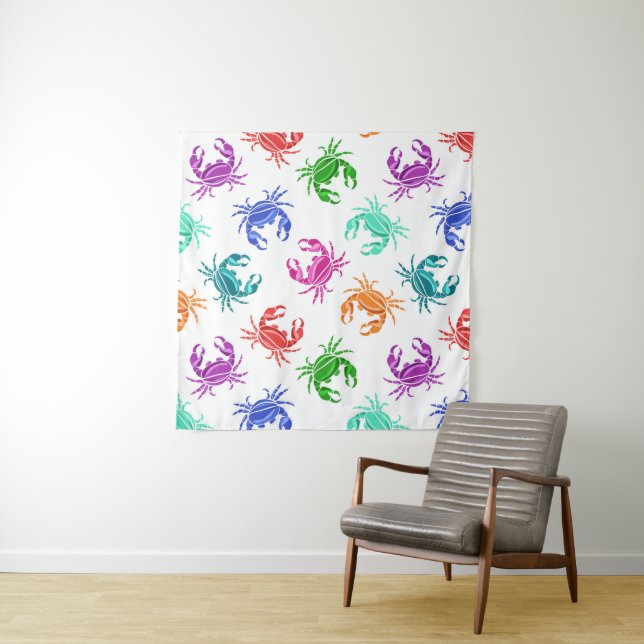 Pattern Of Crabs Tapestry (In Situ (Horizontal))