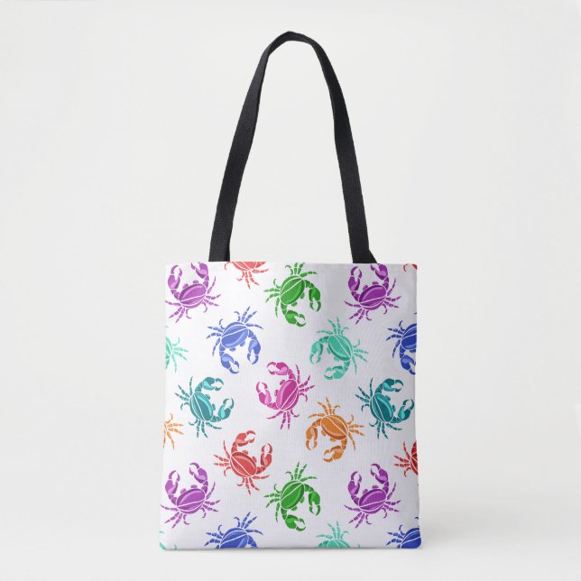 Pattern Of Crabs Tote Bag (Front)