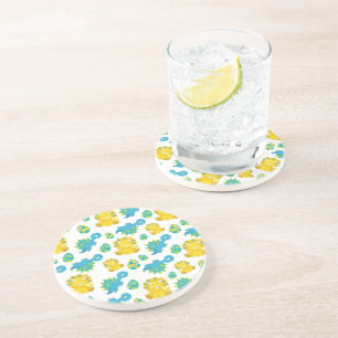 Pattern Of Dinosaurs, Cute Dinosaurs, Baby Dino Coaster