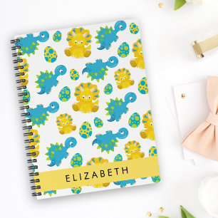Pattern Of Dinosaurs, Cute Dinosaurs, Your Name Planner