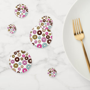 Pattern Of Doughnuts, Colourful Doughnuts, Sprinkl Confetti