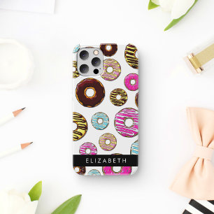 Pattern Of Doughnuts, Colourful Doughnuts, Your Na iPhone 16 Case