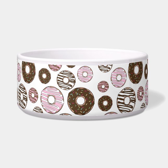 Pattern Of Doughnuts, Pink Doughnuts, Brown Doughn (Front)