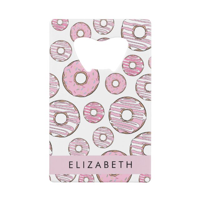 Pattern Of Doughnuts, Pink Doughnuts, Icing, Your  (Front)
