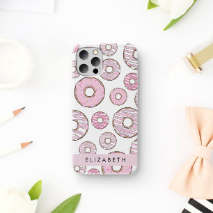 Pattern Of Doughnuts, Pink Doughnuts, Icing, Your iPhone 16 Case