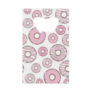 Pattern Of Doughnuts, Pink Doughnuts, Sprinkles