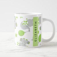 Pattern Of Elephants, Cute Elephants, Your Name