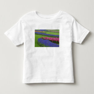 Pattern of Grape Hyacinth, tulips, and Toddler T-Shirt