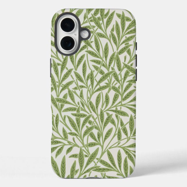Pattern of green leafy branches  Case-Mate iPhone case (Back)
