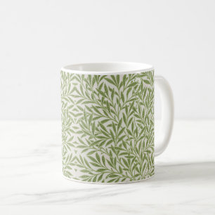Pattern of green leafy branches coffee mug
