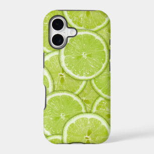 Pattern Of Green Lime Slices