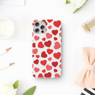 Pattern Of Hearts, Red Hearts, Hearts Pattern Case-Mate iPhone Case